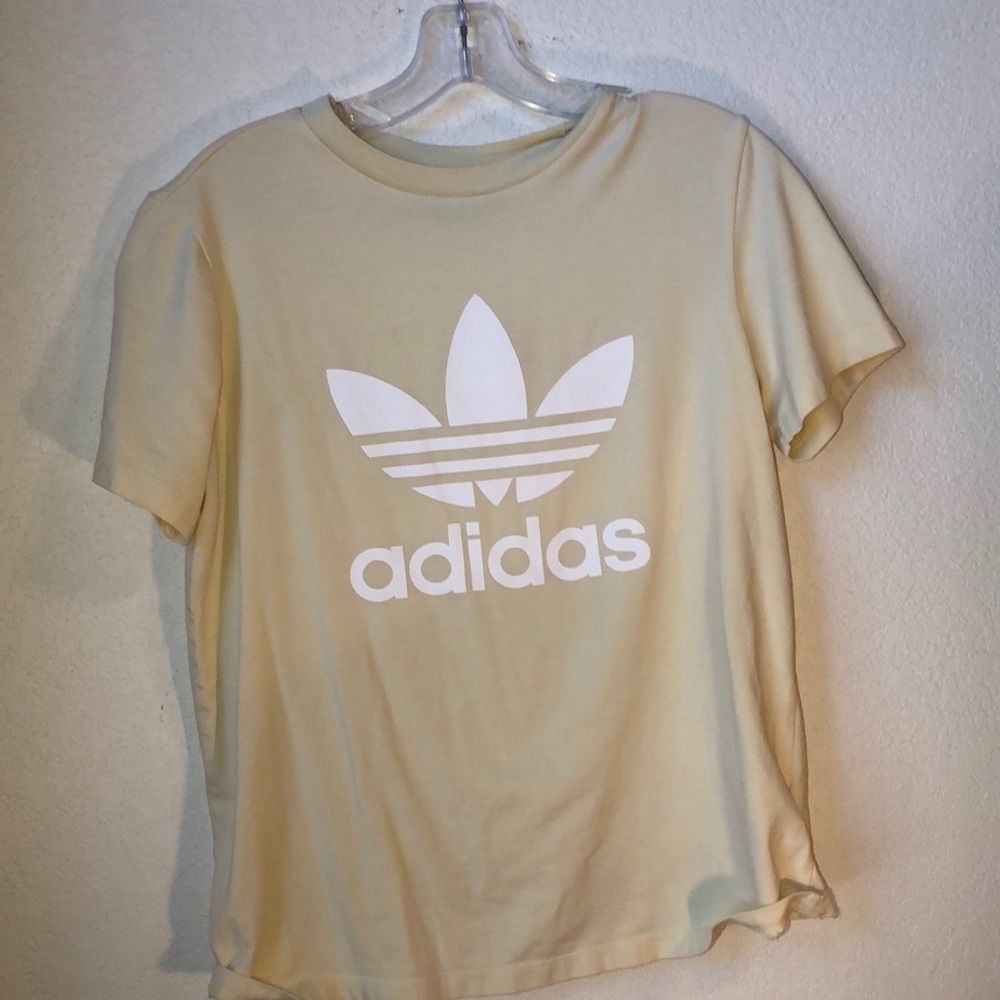 Women’s Adidas T-Shirt Light Yellow
